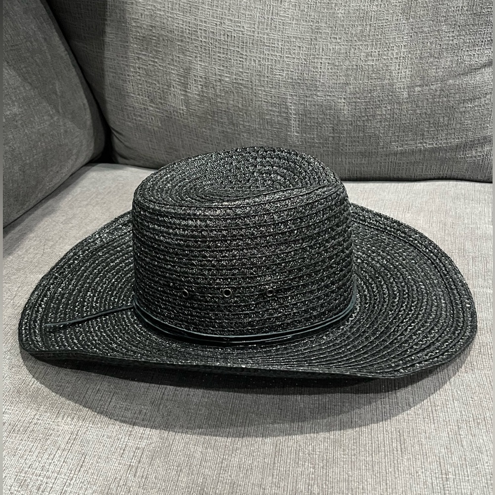 Eric Javits Western Straw Hat - Picture 3 of 9